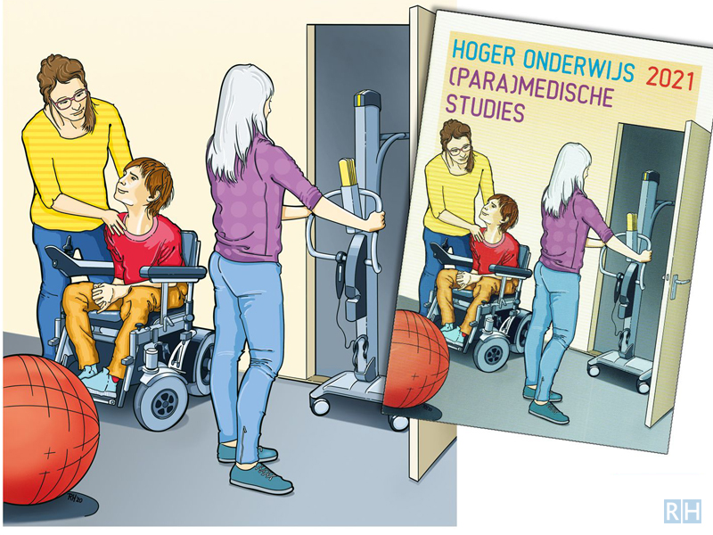 illustratie hoger onderwijs para mediasche studies